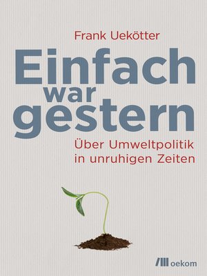 cover image of Einfach war gestern